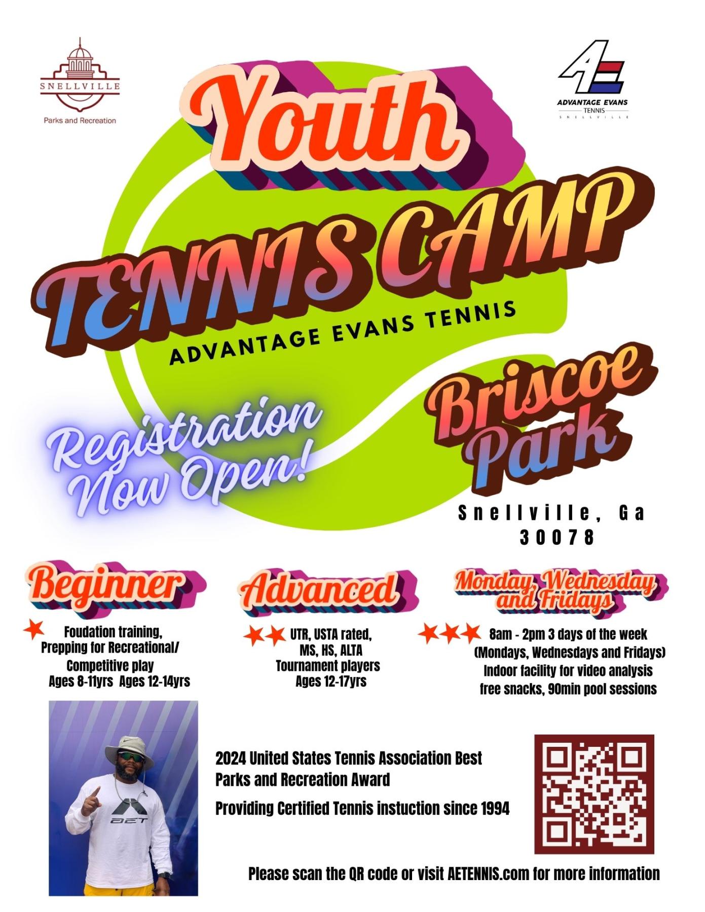 tennis summer camp