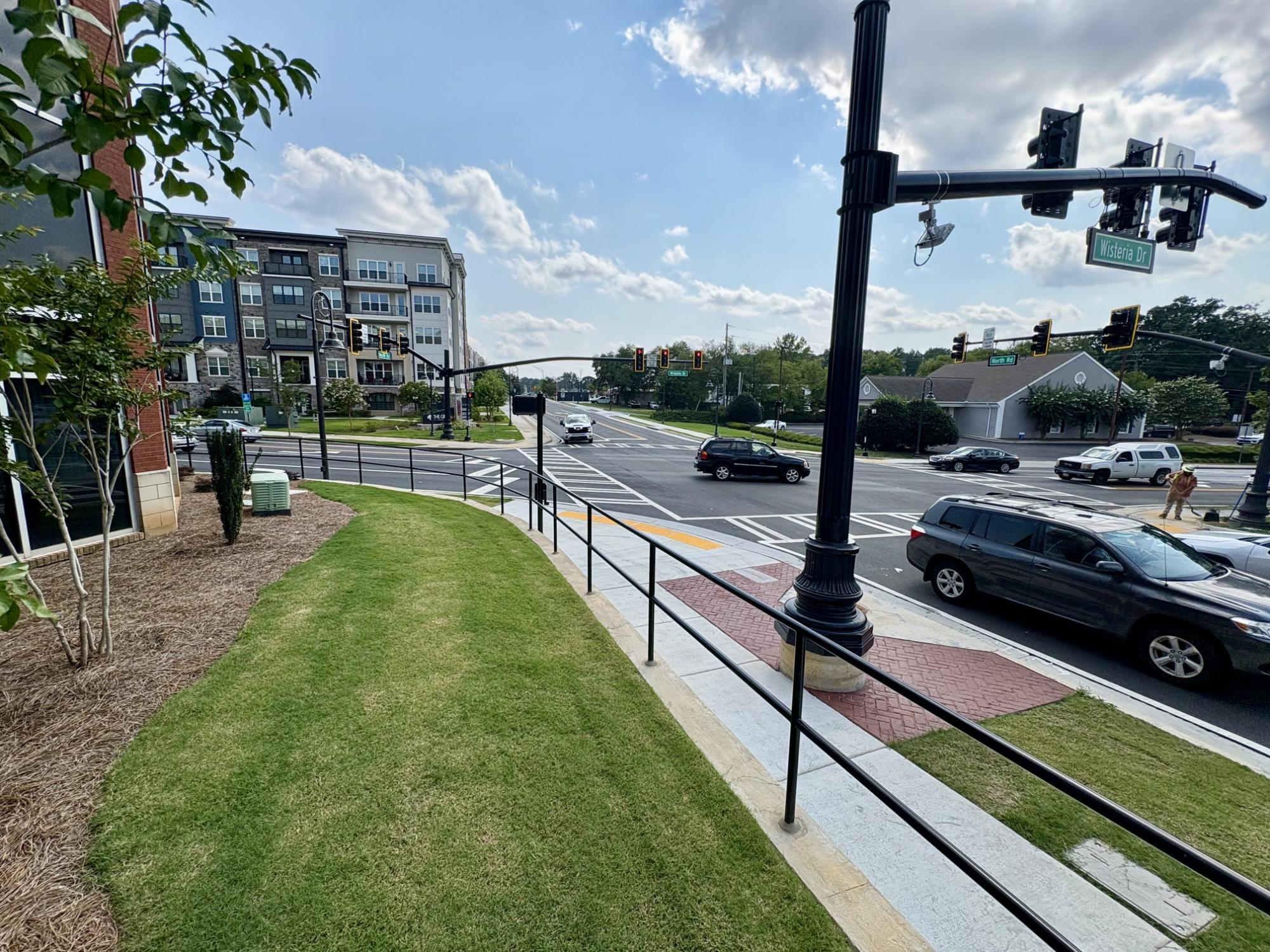 North Road and Wisteria Drive